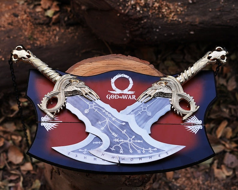 Golden Handle Blades of Chaos – God of War Collector’s Twin Swords
