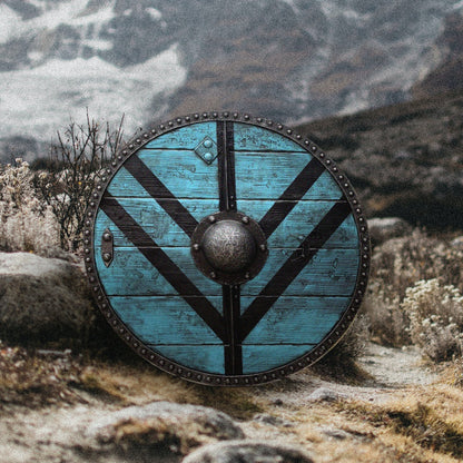 Legendary Shield-Maiden Lagertha Viking Shield
