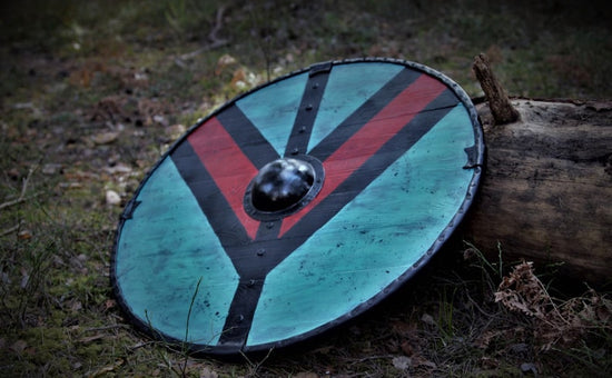 Legendary Shield-Maiden Lagertha Viking Shield