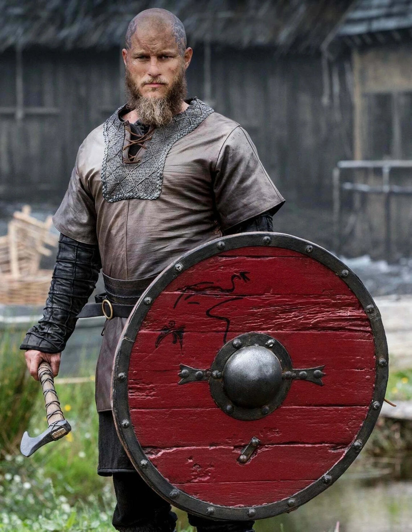 Viking King Ragnar Lothbrok Viking Shield