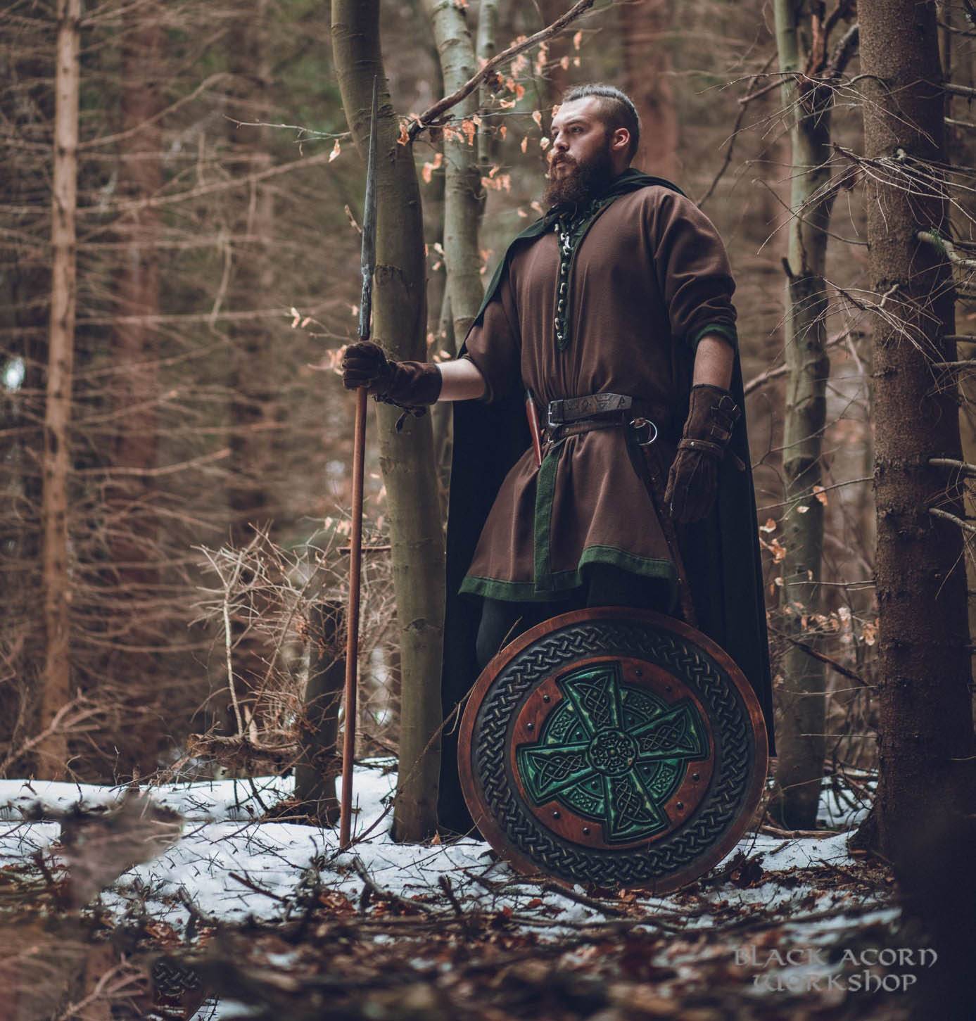 Carved Shield Celtic Cross Viking Wall Art Viking Shield