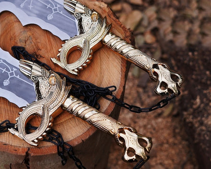 Golden Handle Blades of Chaos – God of War Collector’s Twin Swords