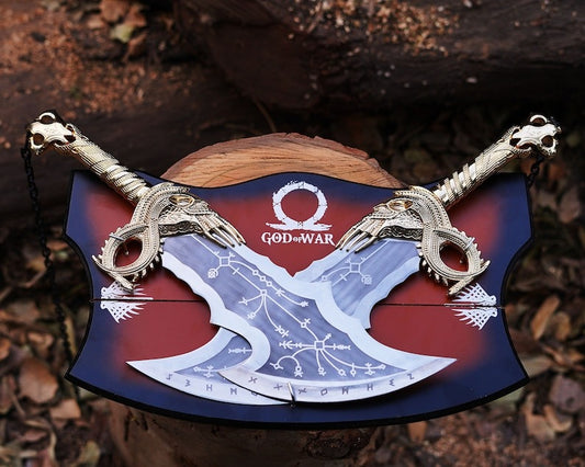 Golden Handle Blades of Chaos – God of War Collector’s Twin Swords