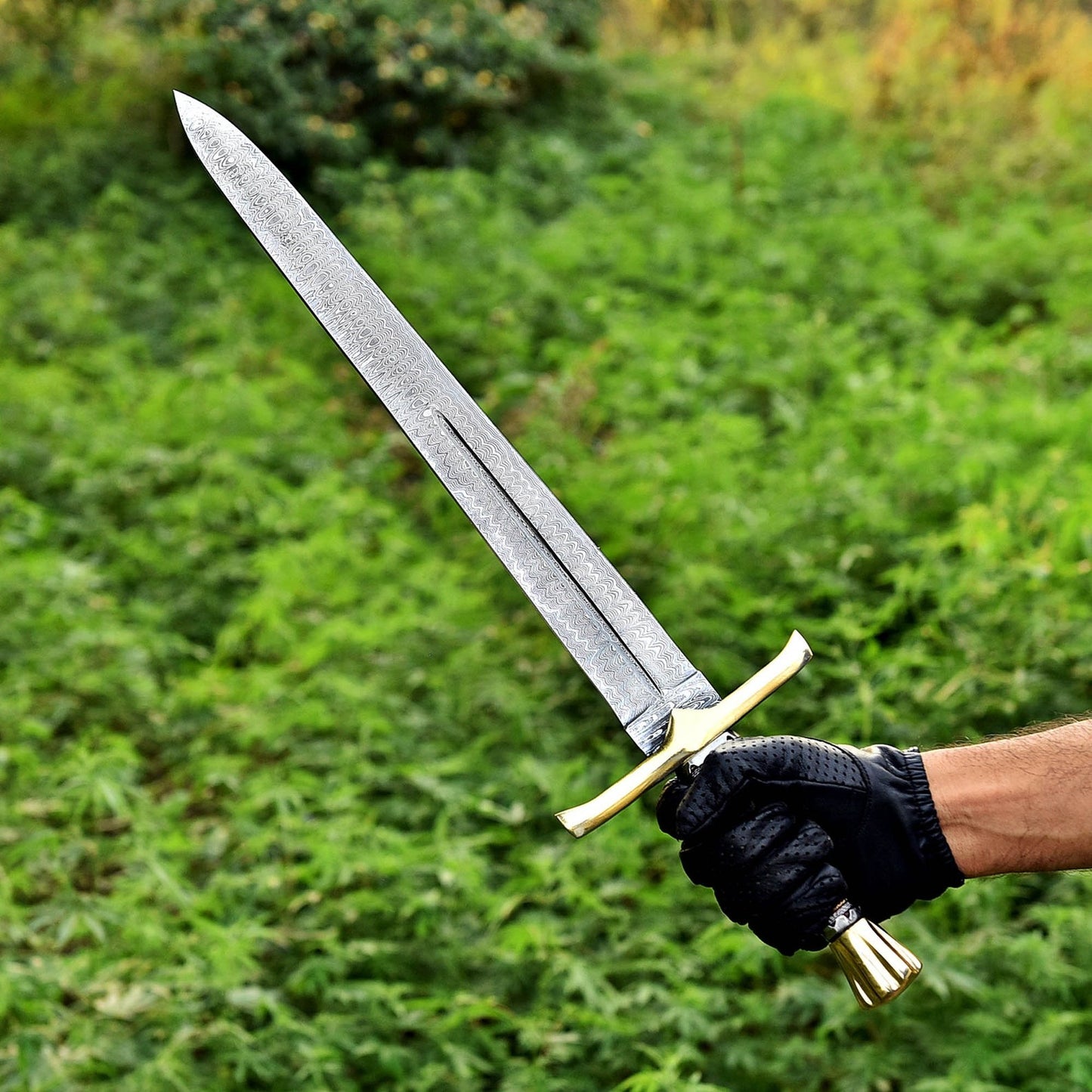 Handcrafted Damascus Gladius – Viking-Roman Style Master Sword