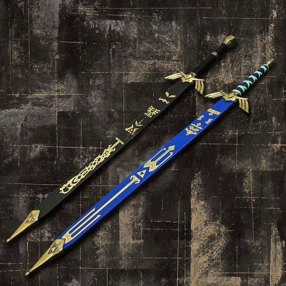 Midnight & Skylight: Legend Of Zelda's Dual Gold-Trimmed Master Swords