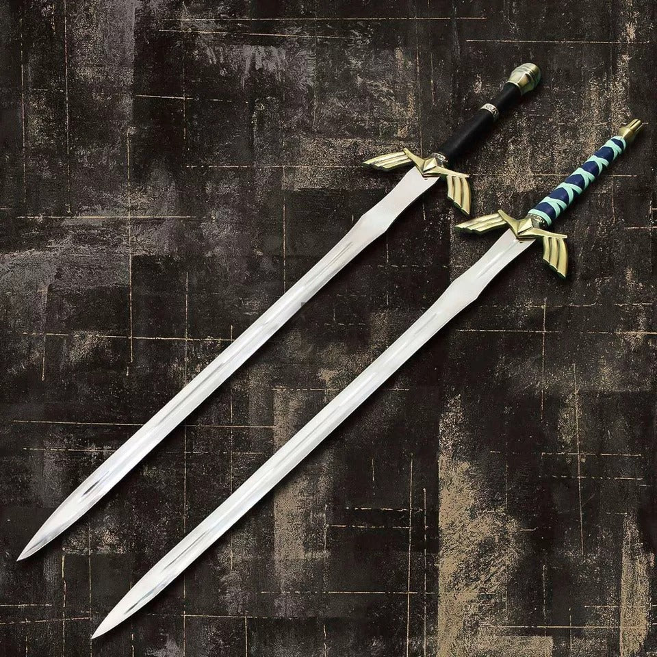 Midnight & Skylight: Legend Of Zelda's Dual Gold-Trimmed Master Swords
