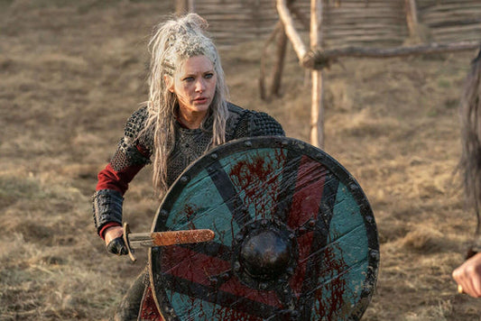Legendary Shield-Maiden Lagertha Viking Shield