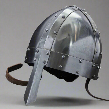 Peaked Viking Norman Nasal Helmet – Medieval Warrior Armor