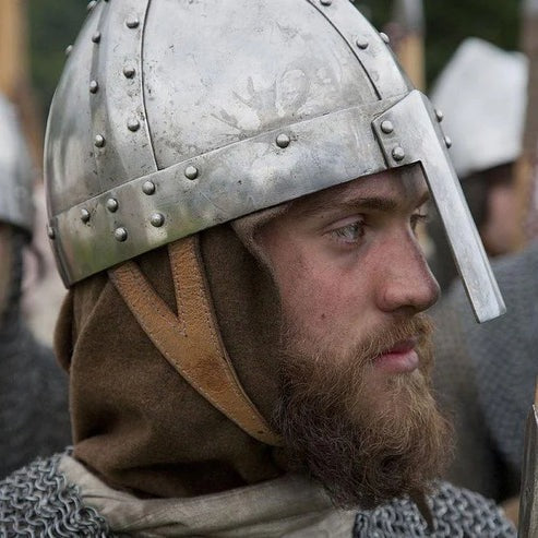 Peaked Viking Norman Nasal Helmet – Medieval Warrior Armor