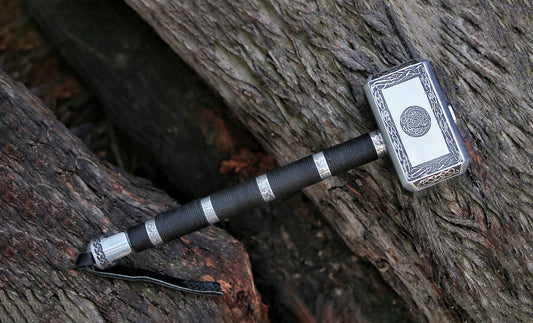 Engraved Mini Mjölnir – The Ultimate Metal Thor’s Hammer for Collectors