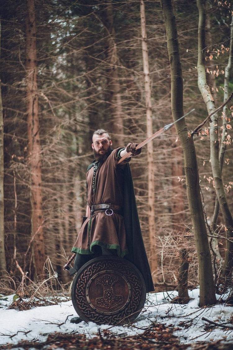 Thor Hammer Shield – Viking Protection with Mjolnir Symbol