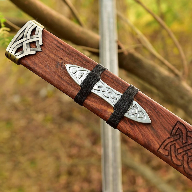 Handmade Damascus Steel Premium Edition Northmen Style Viking Sword