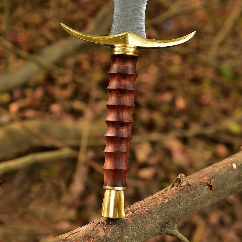 Hand-Forged Damascus Steel Sword | Medieval Larp Sword