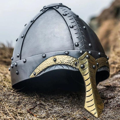 Norman Helmet – Early Medieval Viking & Norman Armor | 18-Gauge Steel