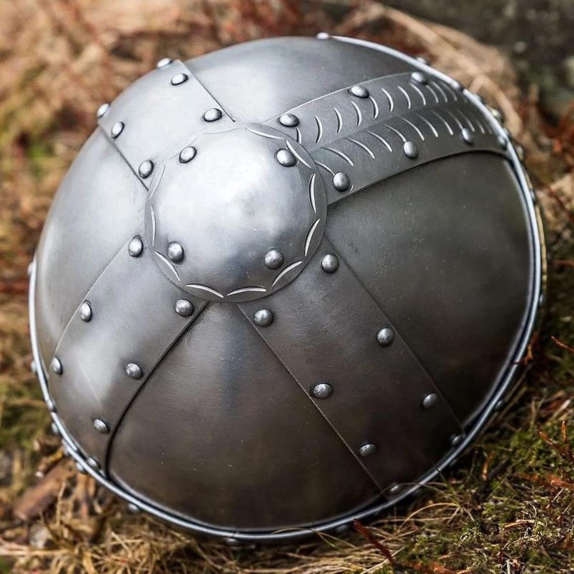 Norman Helmet – Early Medieval Viking & Norman Armor | 18-Gauge Steel