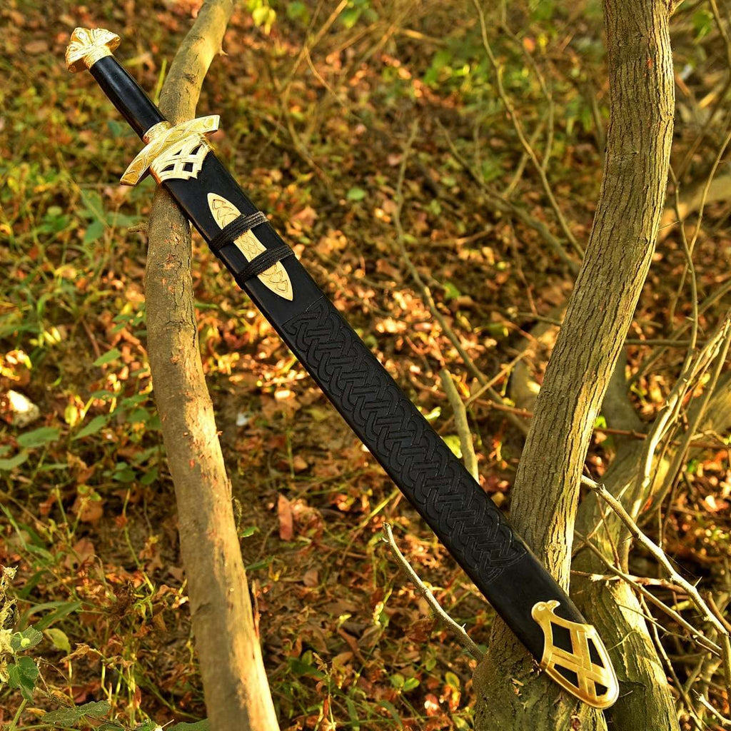 Hand-Forged Damascus Steel Nordic Smith Northmen Viking Sword