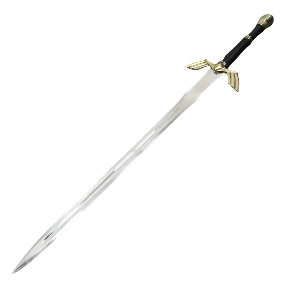 Hylian Eclipse Set: Black Gold Master Sword with Shield Replica