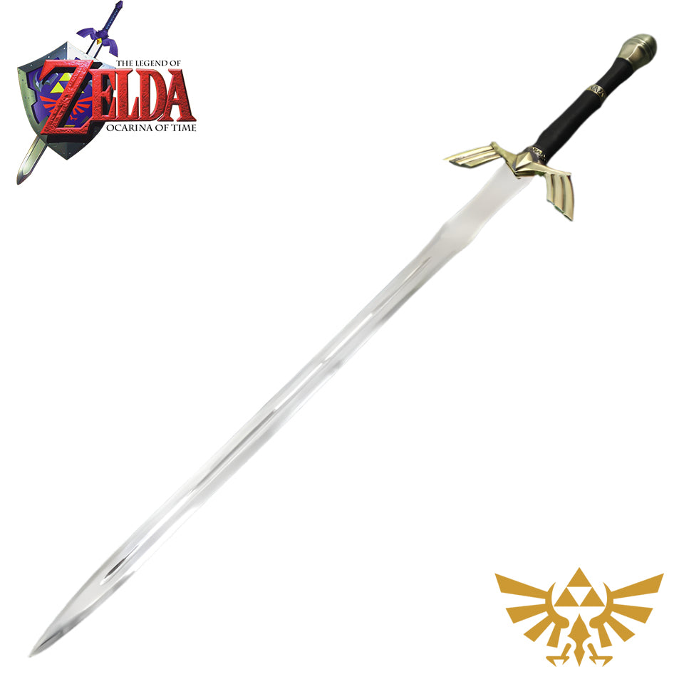 Hylian Eclipse Set: Black Gold Master Sword with Shield Replica