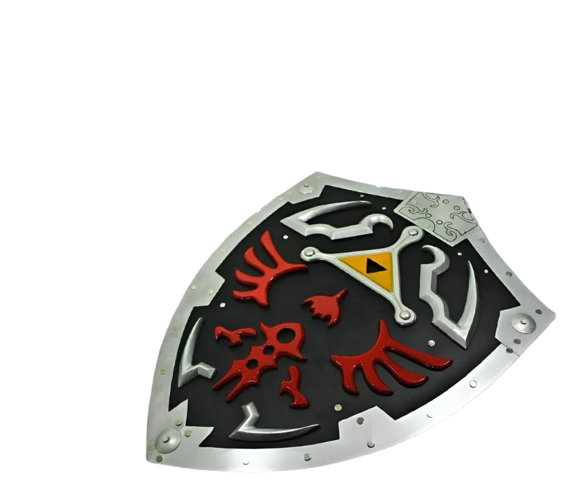 Hylian Eclipse Set: Black Gold Master Sword with Shield Replica
