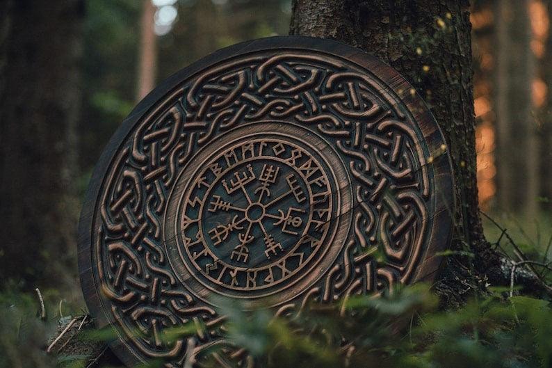 Round Viking Shield Plywood Shield