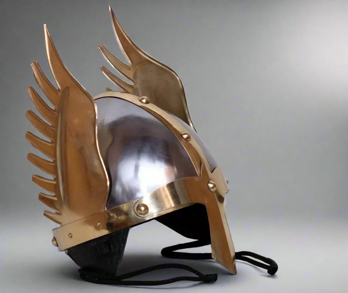 Norman King’s Viking Winged Helmet – A Regal Warrior’s Armor