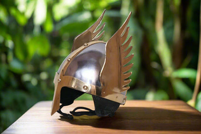 Norman King’s Viking Winged Helmet – A Regal Warrior’s Armor